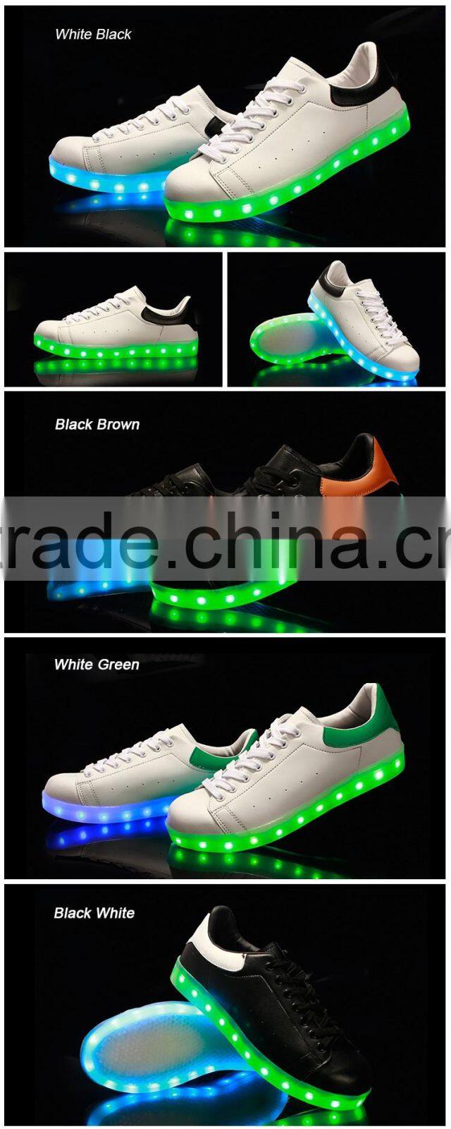 2016 Wholesale Shoes Adults LED Light Shoes Sneakers