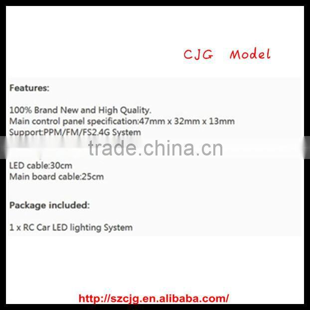 Rock crawler rc car for LED cable Light System