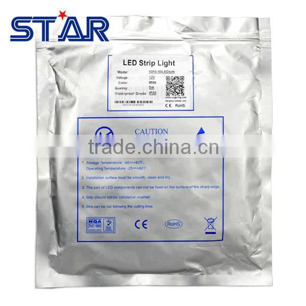 300leds 12V 60led/m single color non waterproof Flexible high lumen 5050 smd led strip