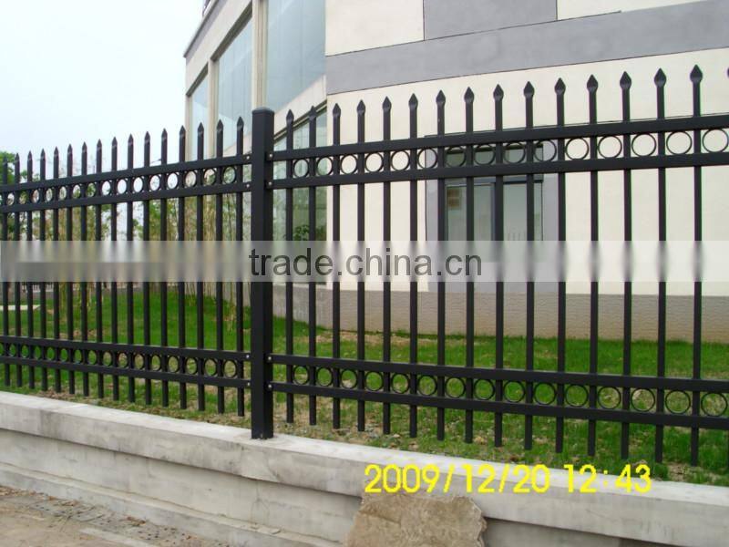 ISO9001 Most popular Assembled Zinc Steel Fence