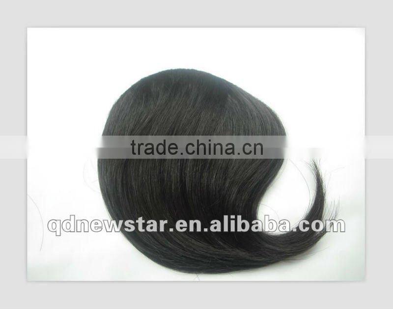 100% human Indian remy hair clip on bangs