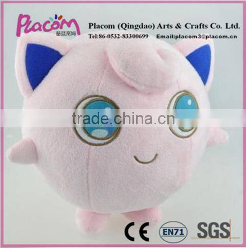 Hot Selling New Cute Cushioned Pocket Monster Stuffed Doll Pokemon Plush Jigglypuff Toy for Wholesale