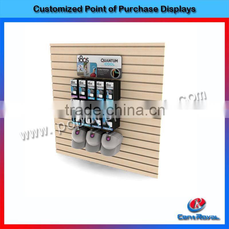 Modern decorative wall wood shelves for hat