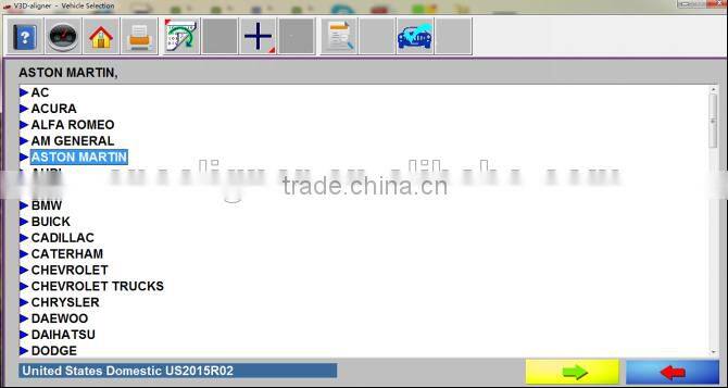 3d wheel alignment machine with multi languages and car data