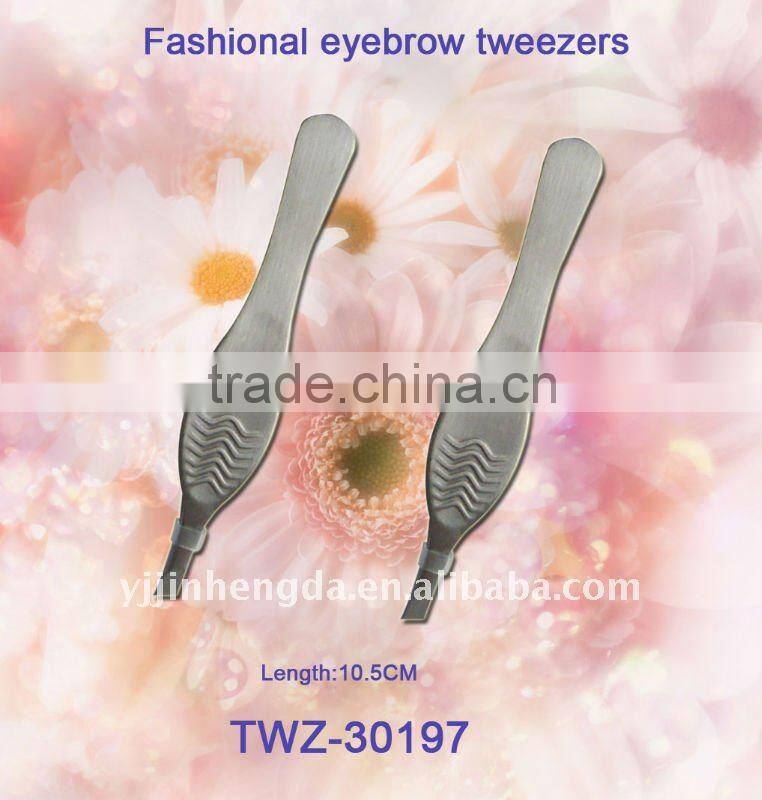Plastic tweezers/tweezer beauty/eyelash extension tweezer
