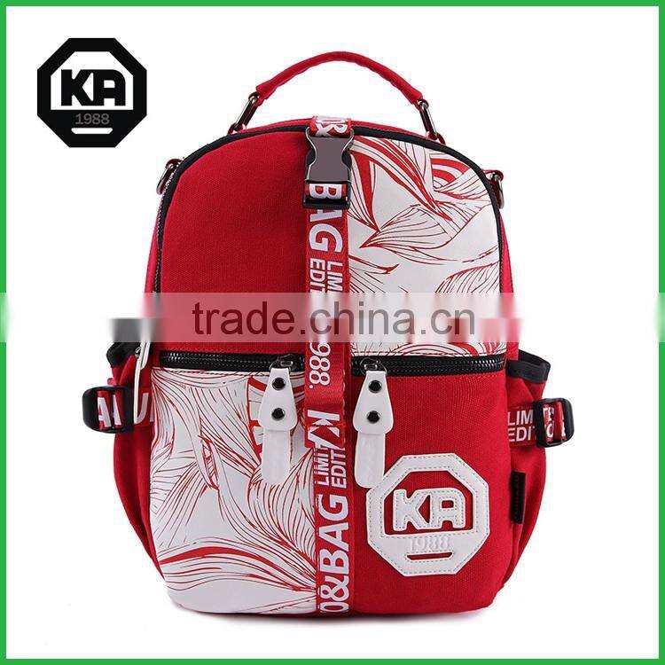 High Quality Cute Canvas Kids Back Pack Bags For Kids School