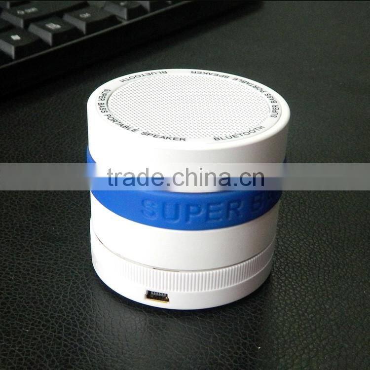 High quality mini bluetooth manual super bass portable speaker