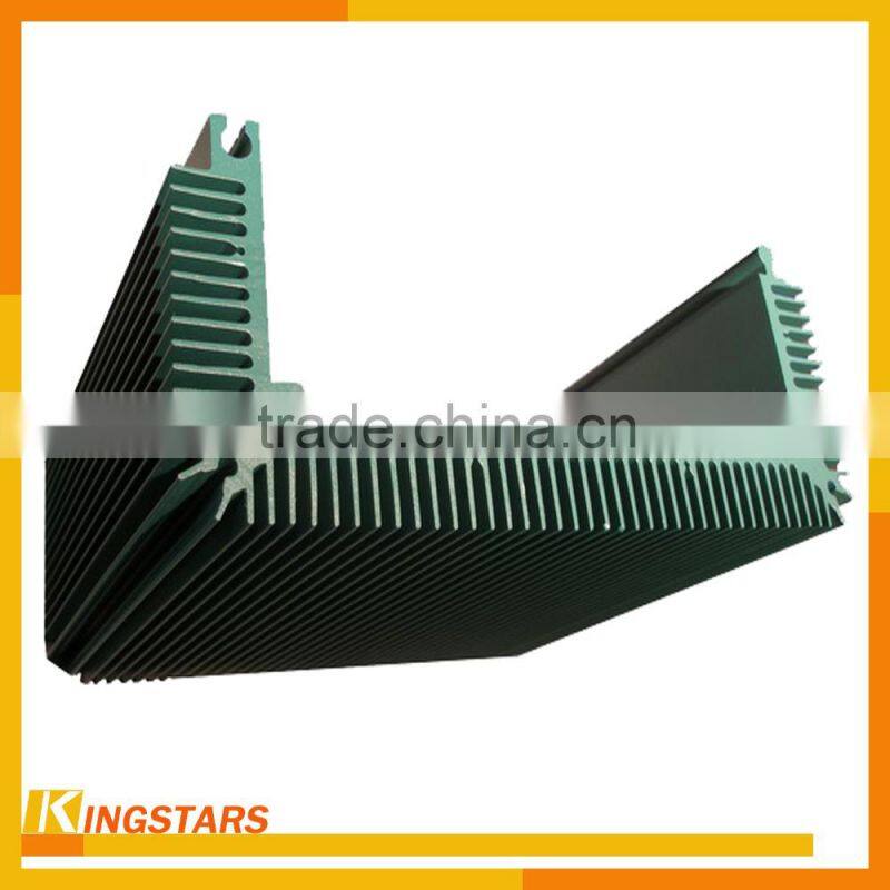 anodized aluminum alloy extrusion heatsink enclosure