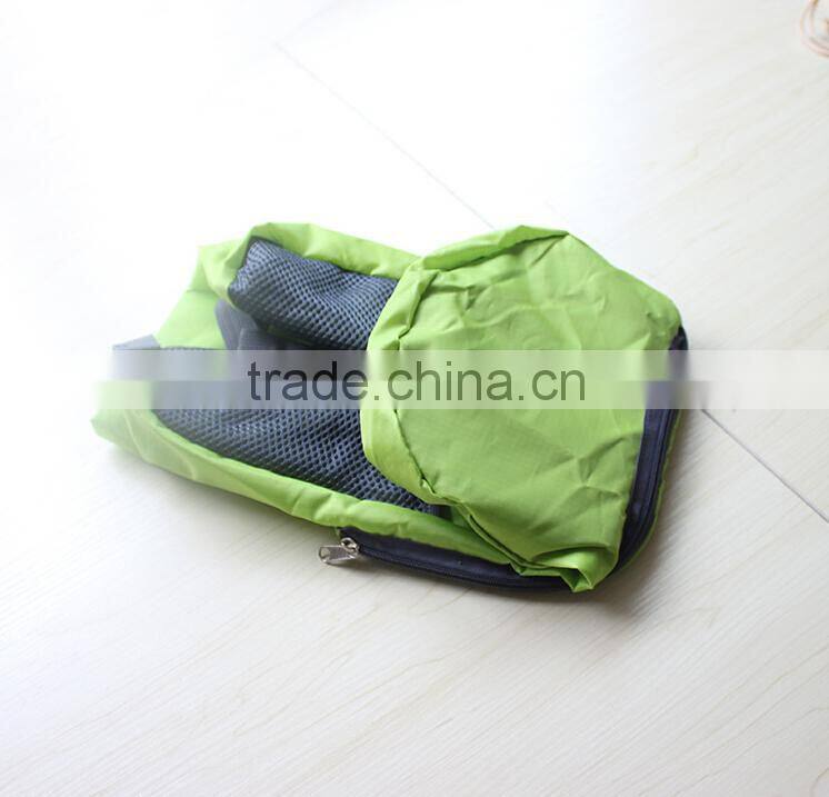 fashion outdoor waterproof fold nylon backpack storage bag for small quantity order