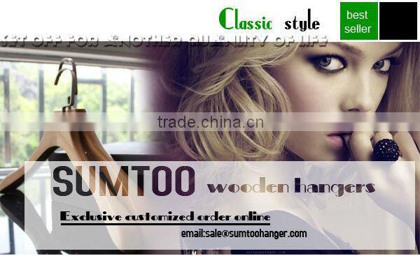 Factory price grade A maple white wooden cheap hangers