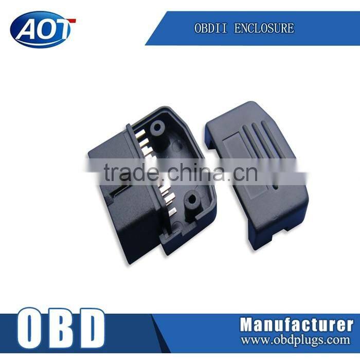 New Shell Shape Black or White Shell For OBDII With J1962 Male Connector