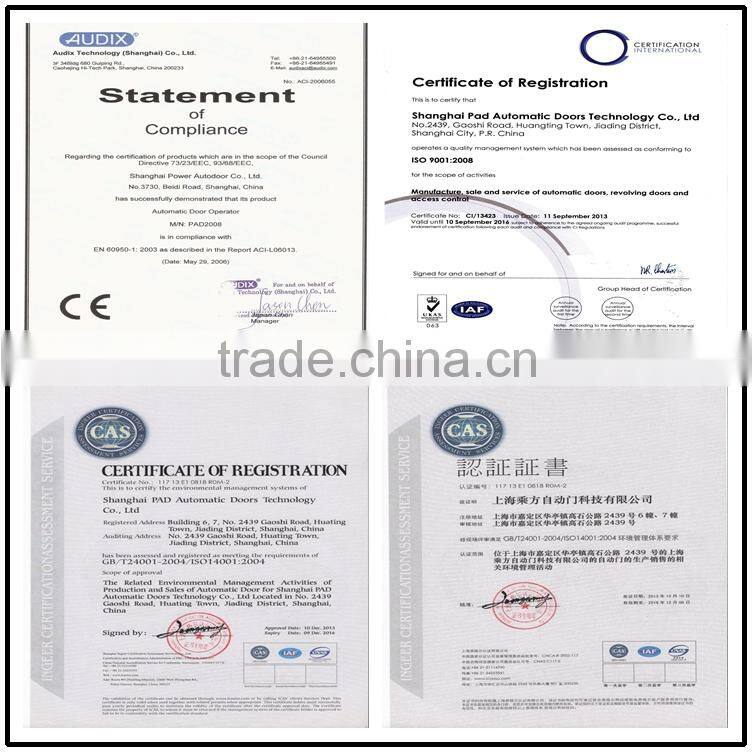 Factory price elegant aluminium profile sliding door for supermarket