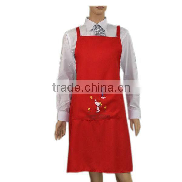 Polyester Print Fabric One Pocket Anime Aprons