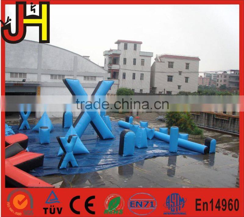 Most Popular Selling Attractive PVC Inflatable Paintball Bunker Shooting Types for Outdoor Activities