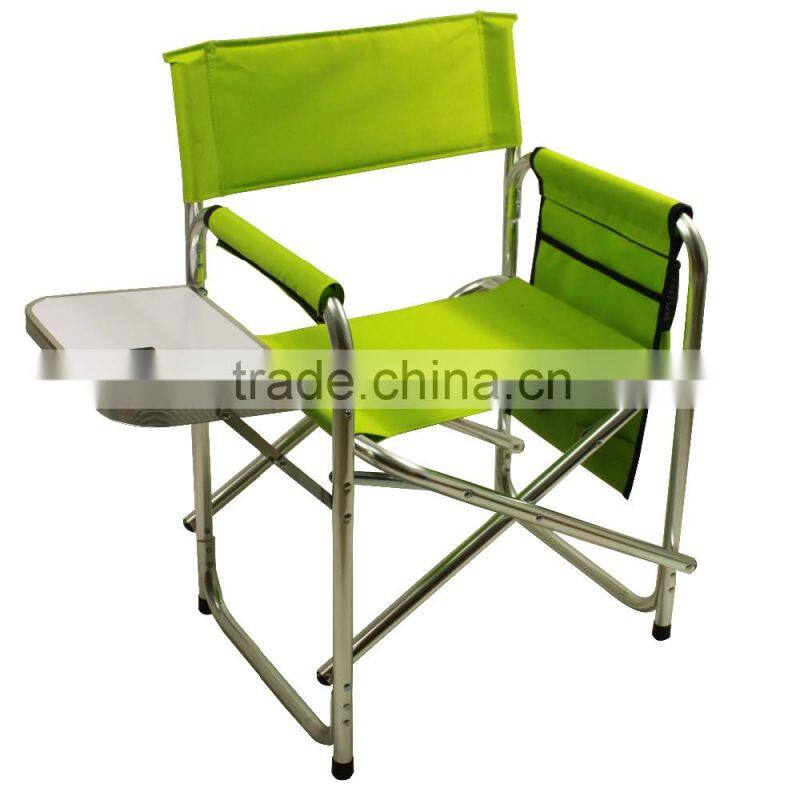 Lightweight aluminum fishing chair high seat folding beach chair