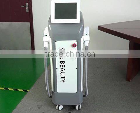 Painfree Best SHR IPL E-light Laser Hair Removal Machine For Skin Rejuvenation Hair removal Acne Clearance for sale
