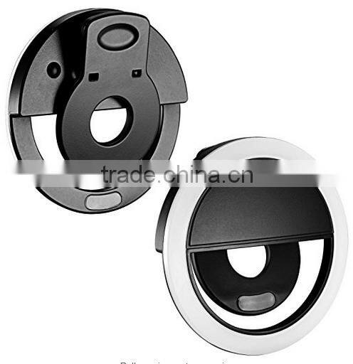 Rechargeable Selfie Ring Light Beauty Flashlight Li-Poly 36 LED Cellphone LED Fill Camera Light
