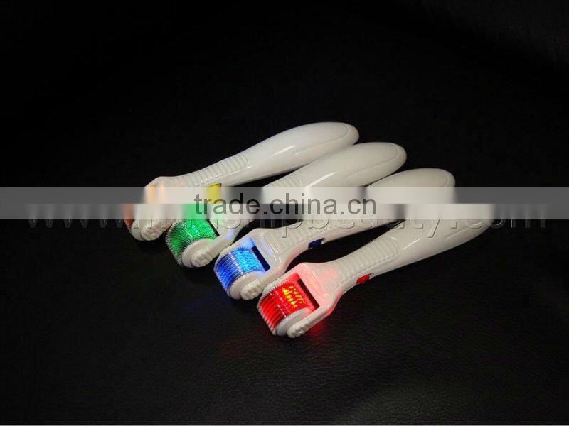 2014 body vibrator photon light therapy hot 540 needles led derma roller