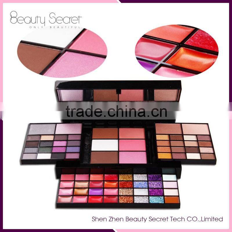 74colors Cosmetic makeup eyeshadow palette make your own style