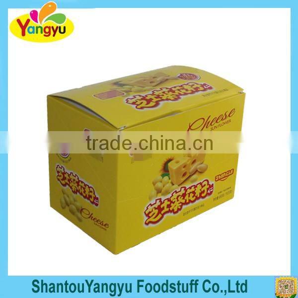 Snack chocolate and cheese sunflower seed