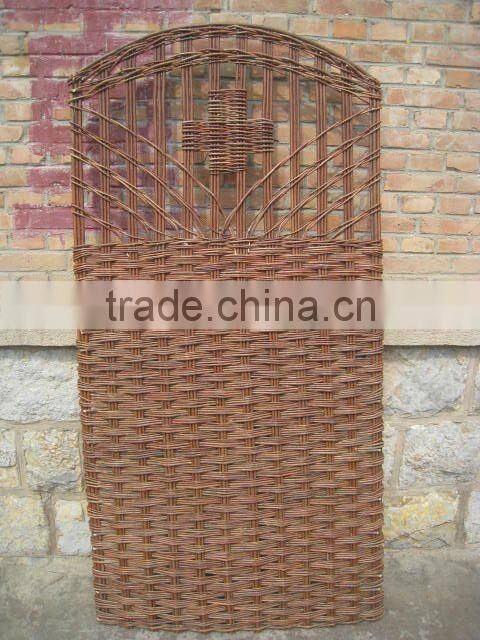 Wooden framed Willow Hurdle Panel