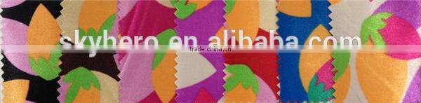 2015 Newest Zebra Printed Satin Luggage Fabric with Foam Backing