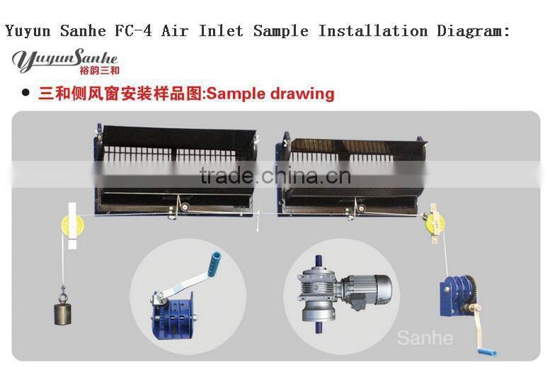 chicken house air inlet ventlight with CE/CCC certificate