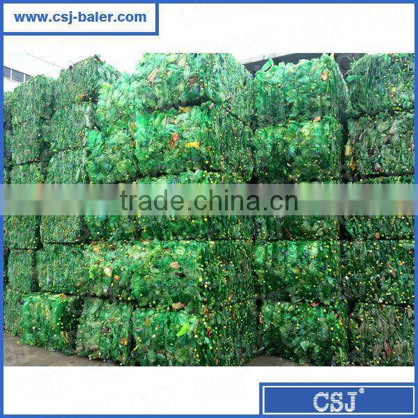 High Density Bale CSJ Brand Horizontal straw bale press machine