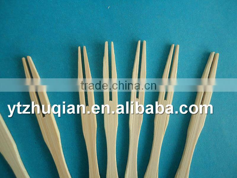 Bamboo fruit fork cocktail forks wedding gift with good quality
