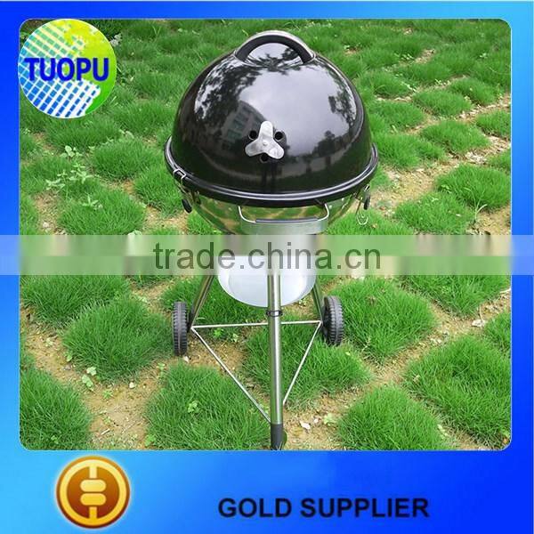 Outdoor Portable BBQ Grill,Charcoal BBQ Grill with Red/Black Cover