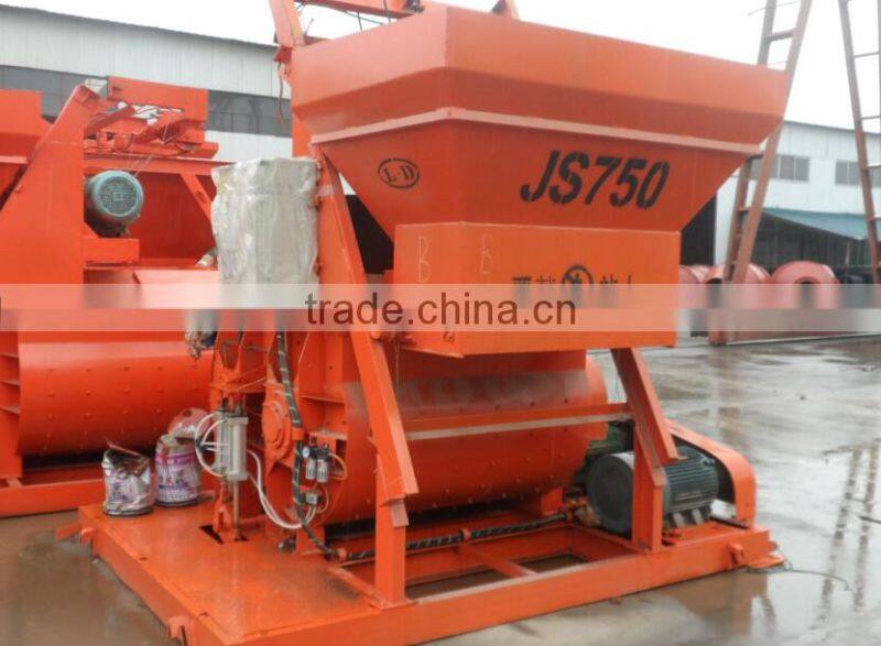 Discounting!! hot sale concrete mixer JS750 for selling