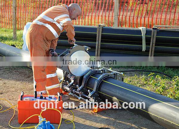 PE80/PE100 Polyethylene Pipe for Gas Supply black with yellow stripes