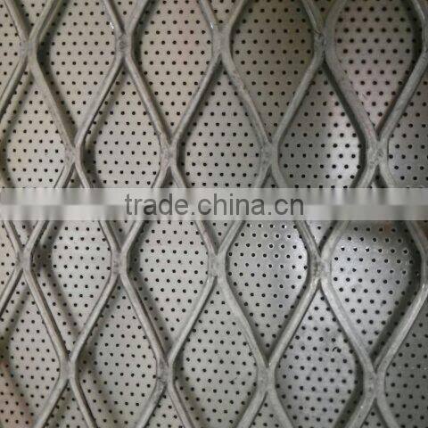 Anodized Aluminum Expanded Metal Mesh / Aluminum Decorative Expanded Metal Mesh (ISO9001/BV Certificate)