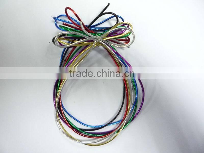 Metallic elastic gift packing bow for box packing