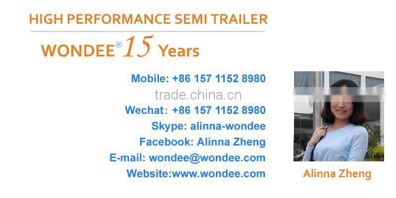 40ft Skeletal Container Semi-trailer Chassis