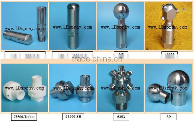 Smallest tank rotating jet nozzle with 52mm in length and 15mm in width