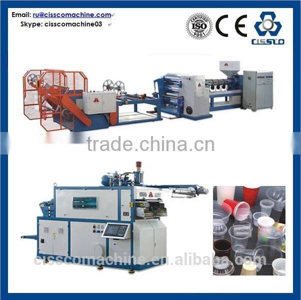 Plastic cup full automatic machinery