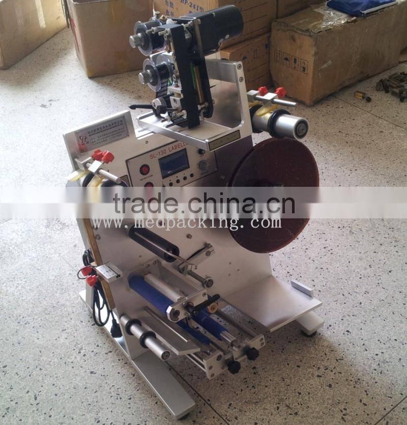 Semi-Automatic Label Machine labeling 2 labels