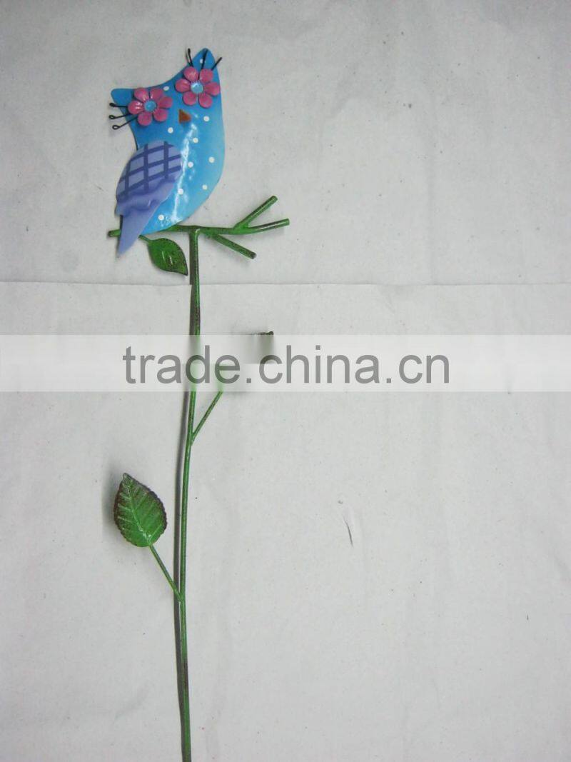 newest owl garden decoration stake garden decoration woodpecker stake metal ow metal woodpecker stakes insect garden stakel