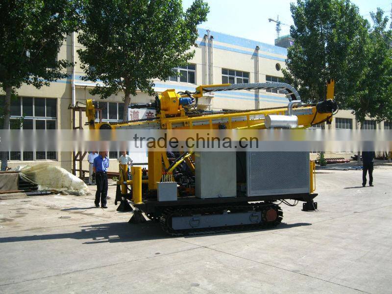 Multi-function crawler DTH drilling rig for selling!HFDZ350 high cost performance DTH drilling rig