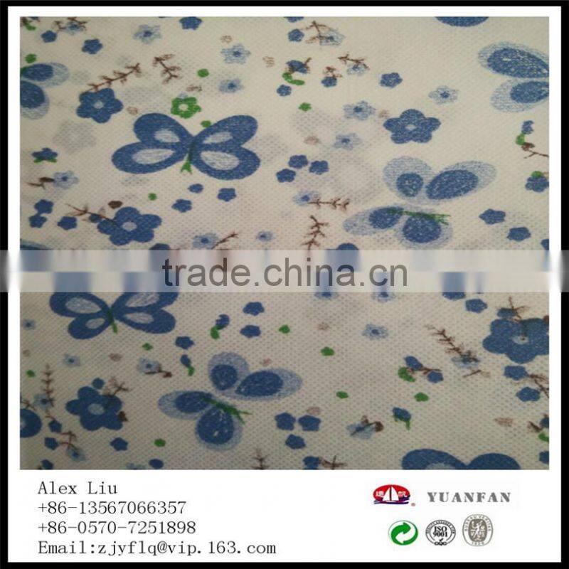 Custom all kinds of color and pattern of the printing non-woven fabric