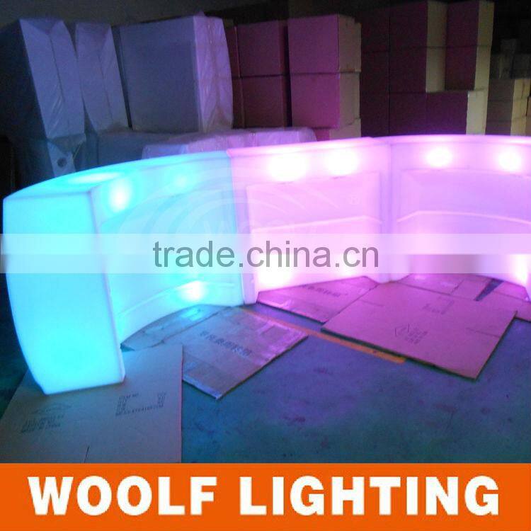 24-48pcs RGB Nightclub Used Rechargeable LED Lighting Bar Counter Bar Furniture