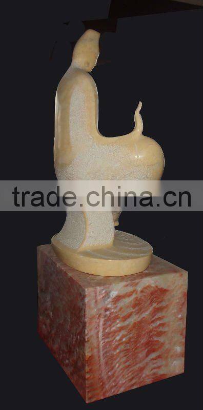 Abstract Marble Buddha Souvenir Craft