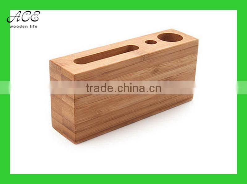 Bamboo desk organizer