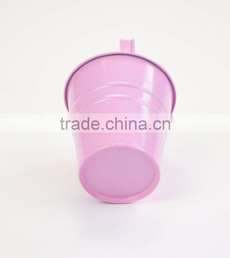 china guangxi suppiler cheap wall galvanized metal hanging vases for flower