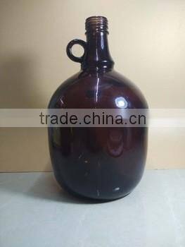 1L 2L 4L amber glass bottle beer growler glass bottle