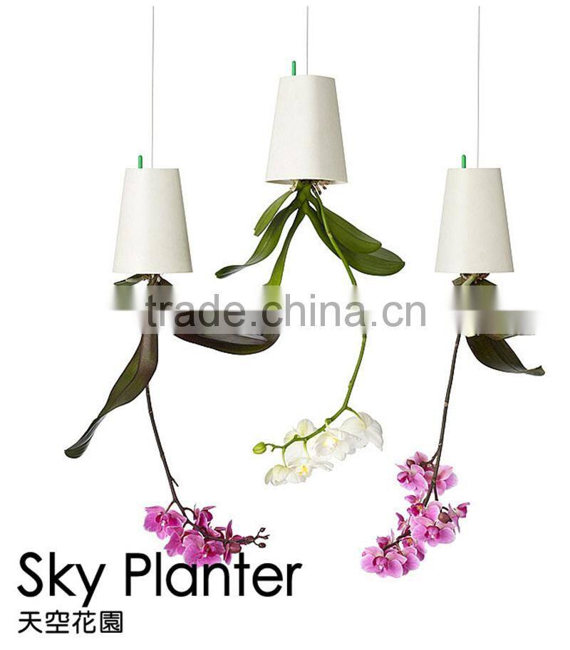 Creative Flower Pot Plastice Sky Planter Mini Sky Garden Hang Suspended Decorative Sky Planter New design Indoor Sky Planter