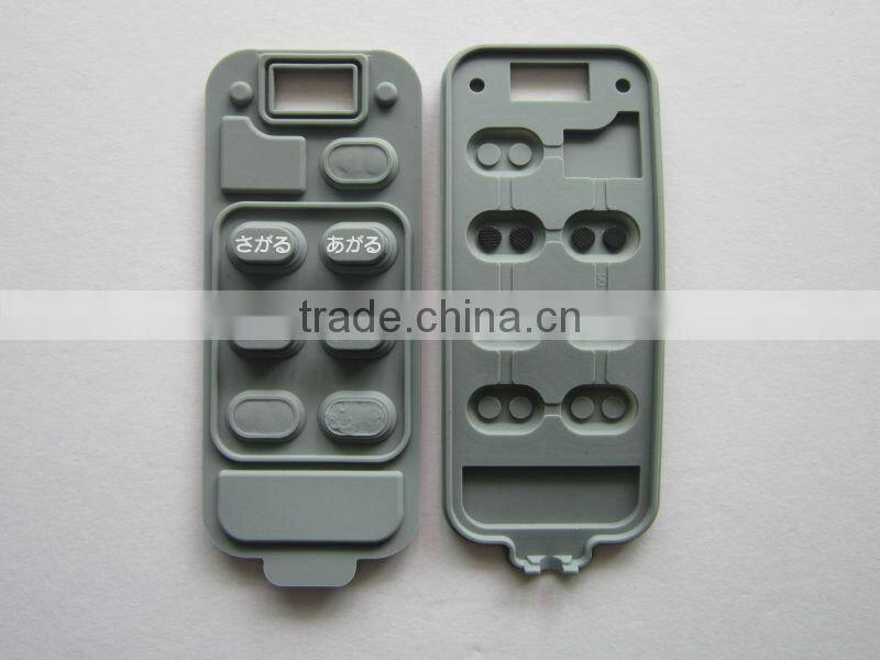 professional production conductive remote control Silicone Keypad