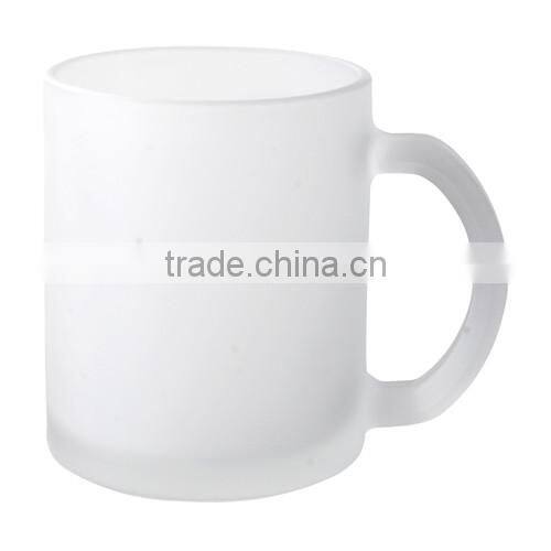 glass coffee mug with handle 300ml