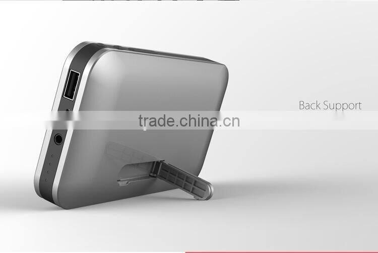 Mini Rechargeable Bluetooth Speaker With Power Bank Portable Multifunction 5000mAh Power Bank Super Thin Bluetooth Speaker